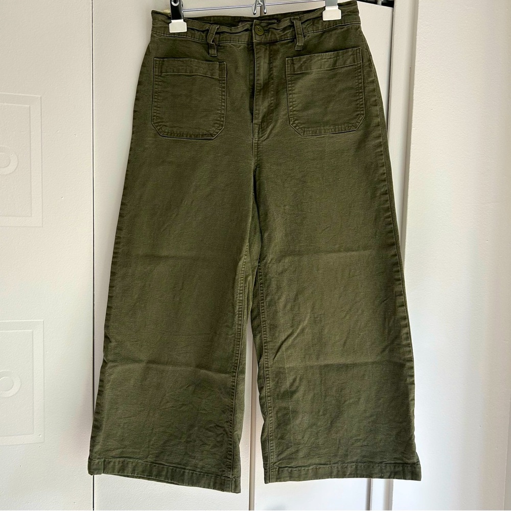 Point Sur women’s wide leg pants size 28 (6) cropped